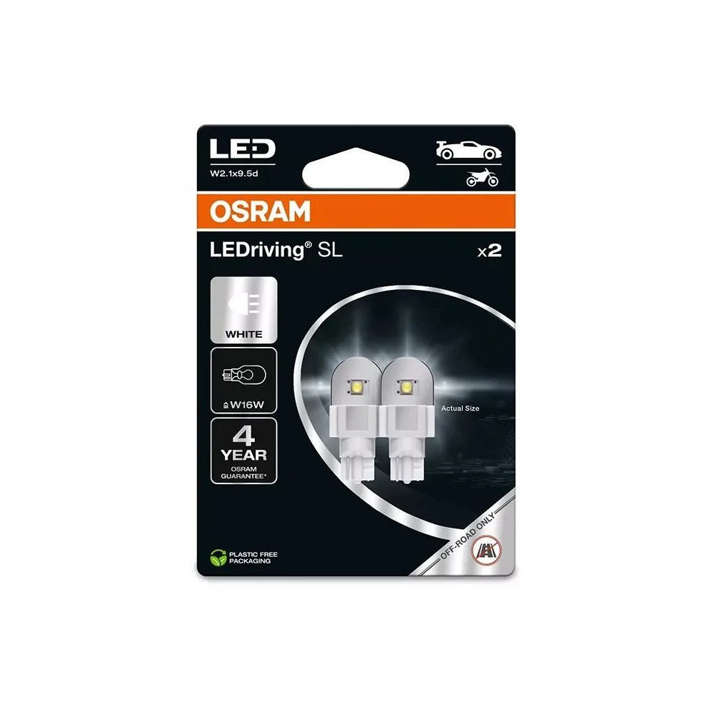 OSRAM Osram LED-lampa vit W16W