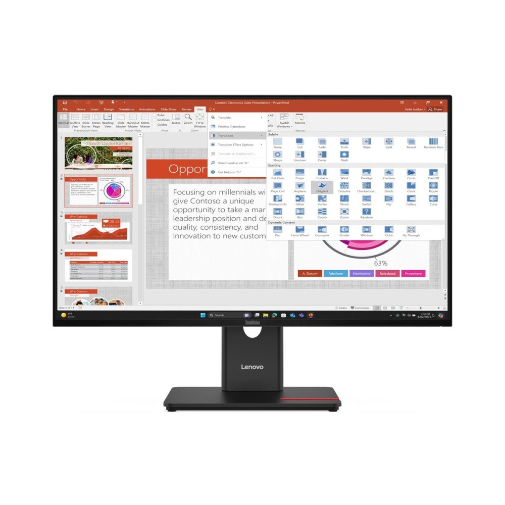 Lenovo Lenovo ThinkVision T27-40 - LED-skärm - Full HD (1080p) - 27"