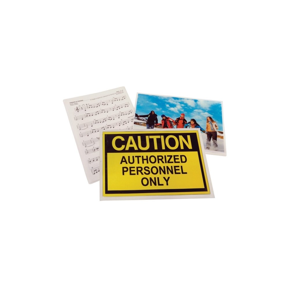 PAVO Lamineringsfickor A4 100my med självhäftande baksida (100 st...