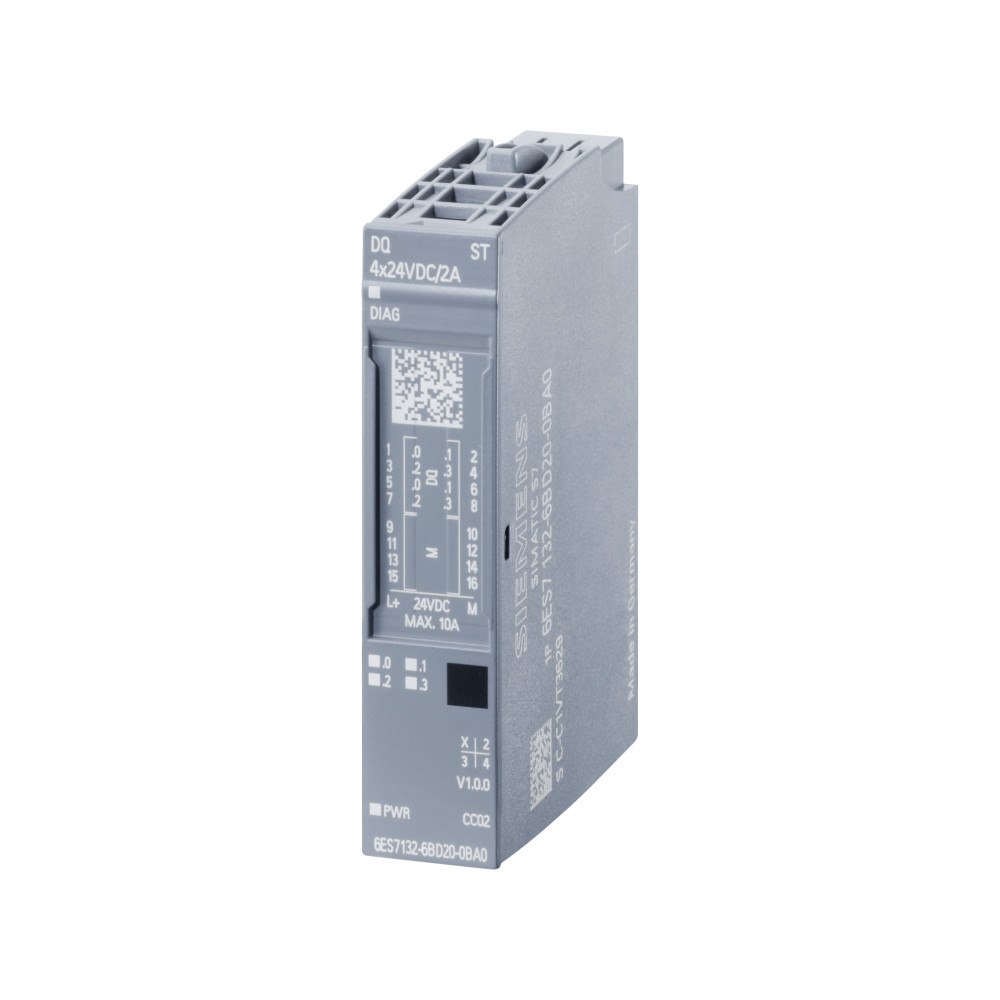 Siemens Siemens 6ES7132-6BD20-0BA0, inomhus, Tyskland, Multifärg, 37...