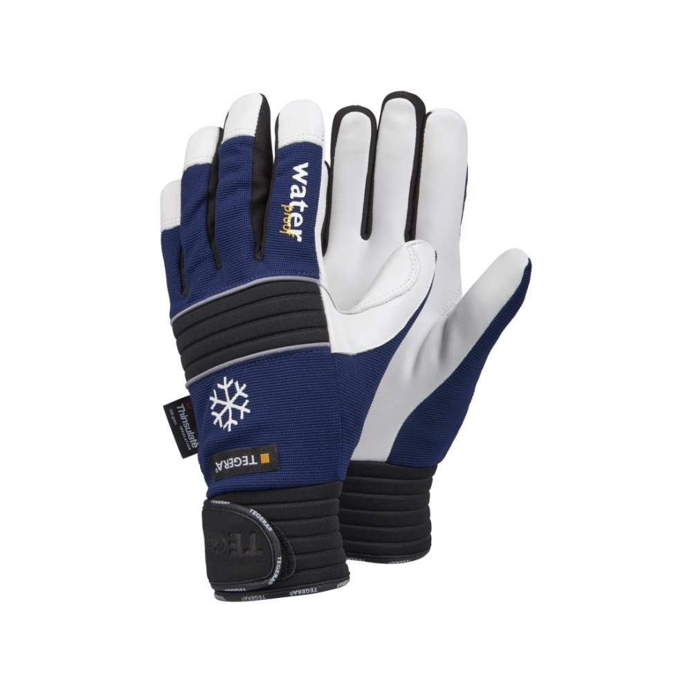 EJENDALS AB Ejendals TEGERA 297, Arbetshandskar, Svart, Blå, Vit, Elasta...