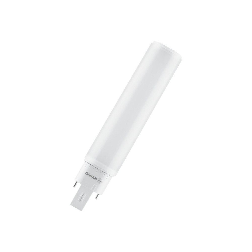 LEDVANCE OSRAM DULUX D/E HF & AC Mains - LED-glödlampa - form: tubulär - glaserad finish - G24q-3 - 10 W - svalt vitt ljus - 4000...