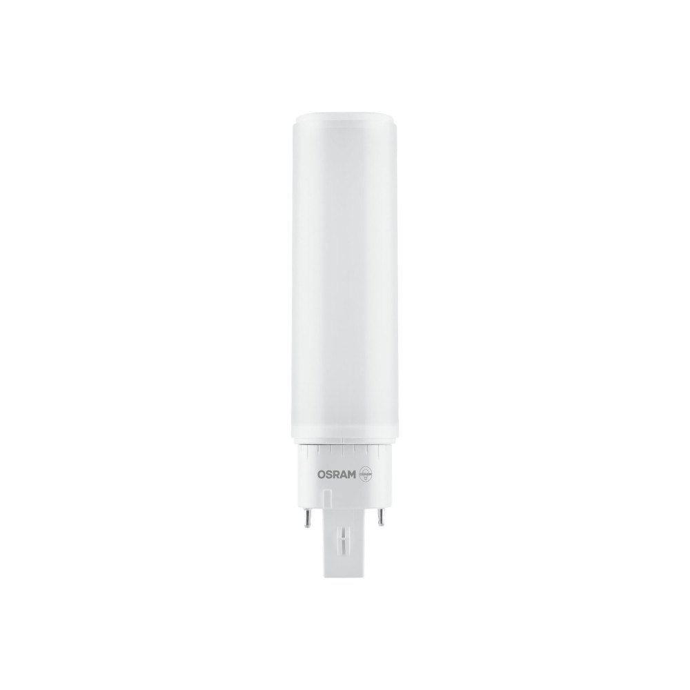 LEDVANCE OSRAM DULUX D - LED-glödlampa - glaserad finish - G24d-1 - 6 W - varmt vitt ljus - 3000 K