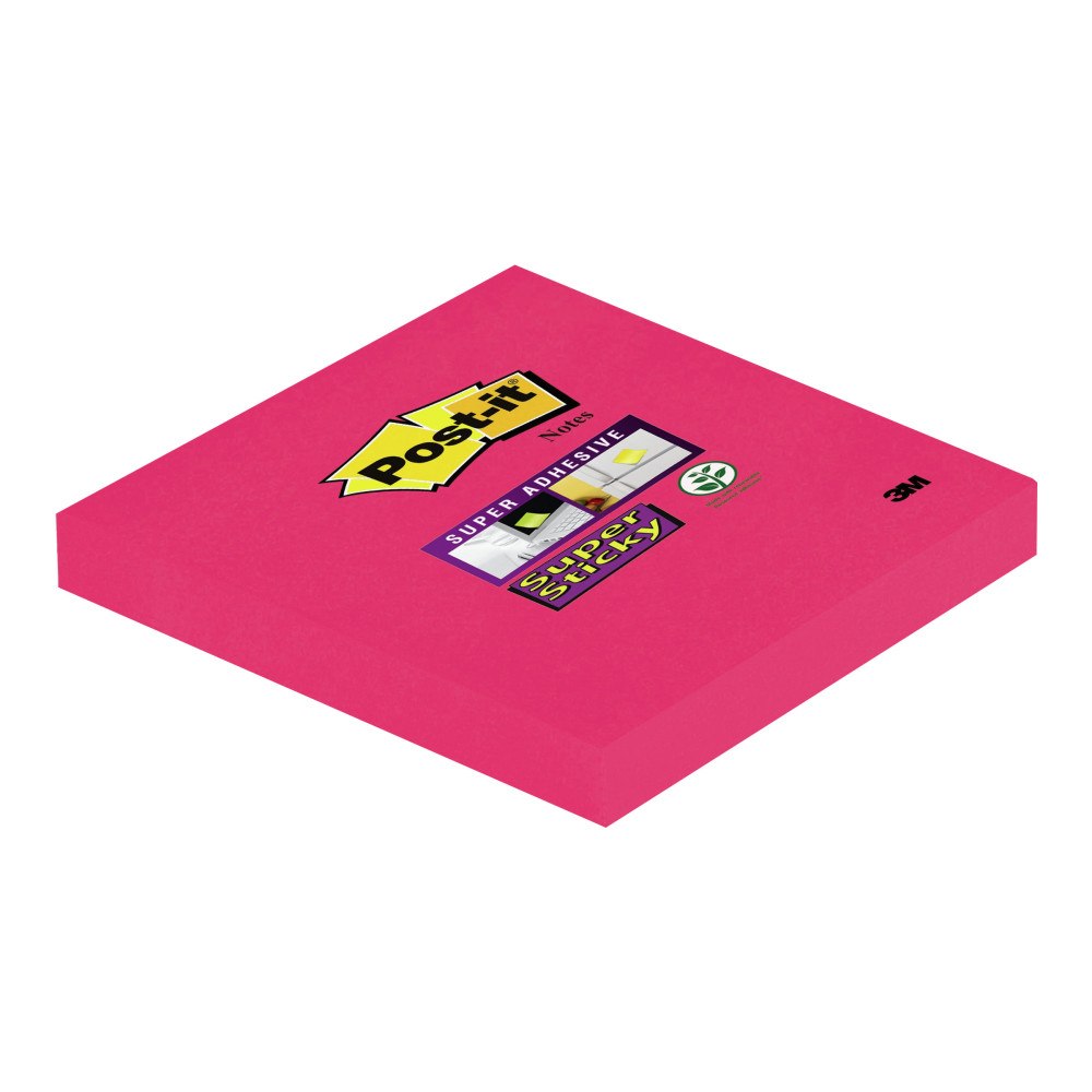 3M Post-it Self-Stick 654-6SP-PO - anteckningar - 76 x 76 mm - 540 ark (6 x 90)