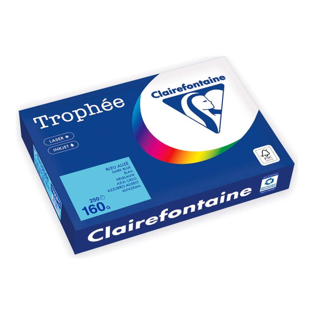 Clairefontaine Clairefontaine Trophée - tonat papper - 250 ark - A4 - 160 g/m²