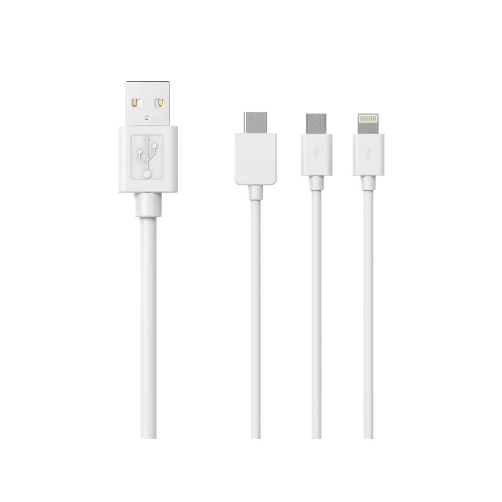 Sinox beslag Sinox SOE04960, 1 m, USB A, USB C/Micro-USB B/Lightning, USB...