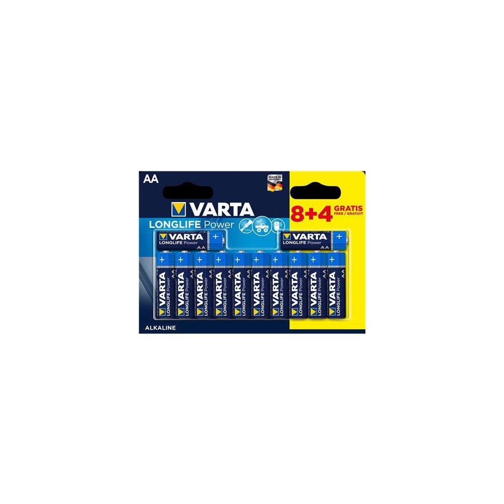 Varta Varta 04906, Engångsbatteri, AA, Alkalisk, 1,5 V, 12 styck,...