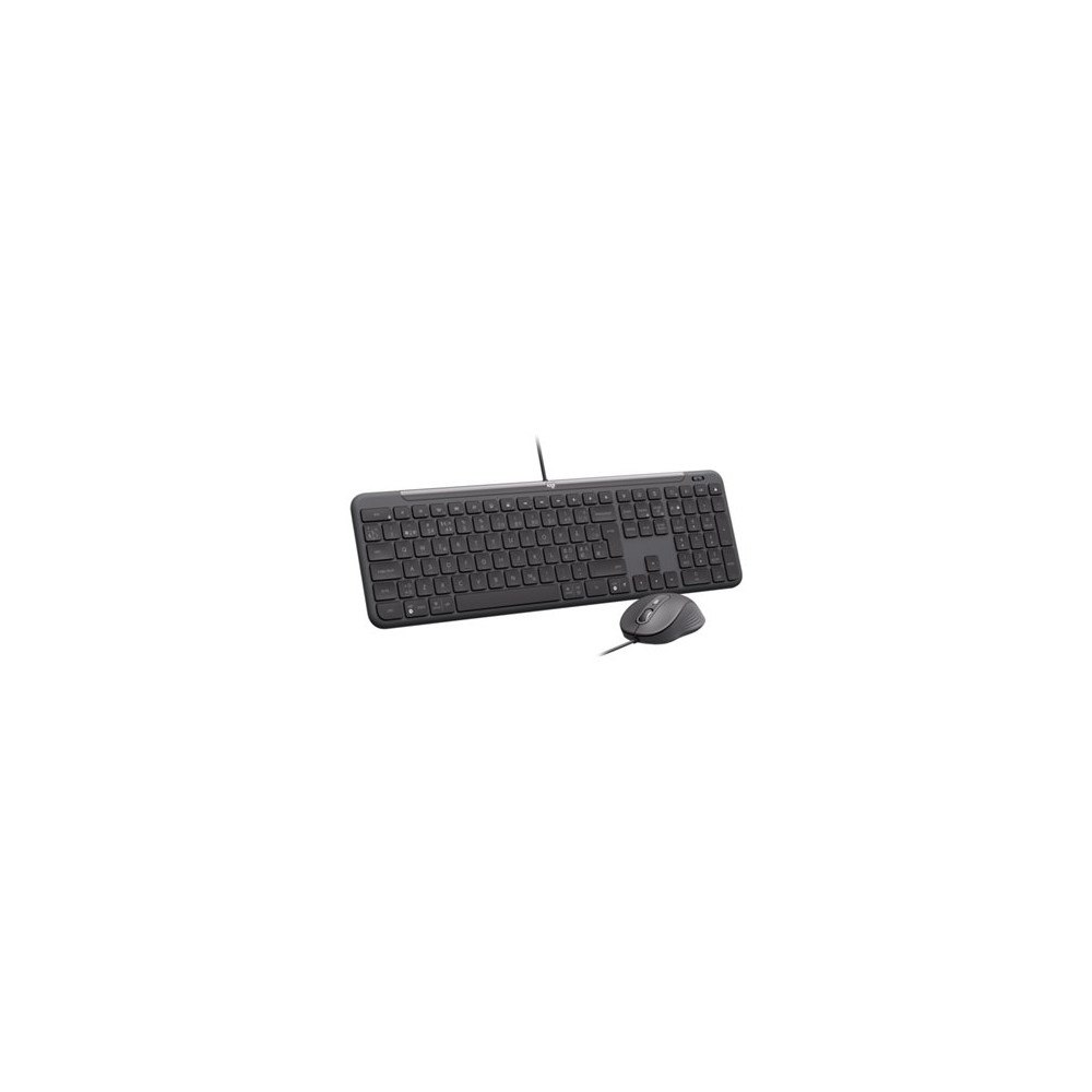 Logitech Logitech Signature Slim Wired Combo MK620 for Business - sats med tangentbord och mus - QWERTY - Nordisk - grafit Inmatn...