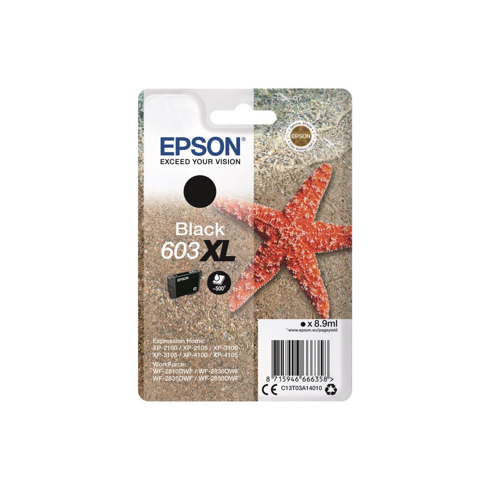 EPSON Epson 603XL - XL - svart - original - bläckpatron