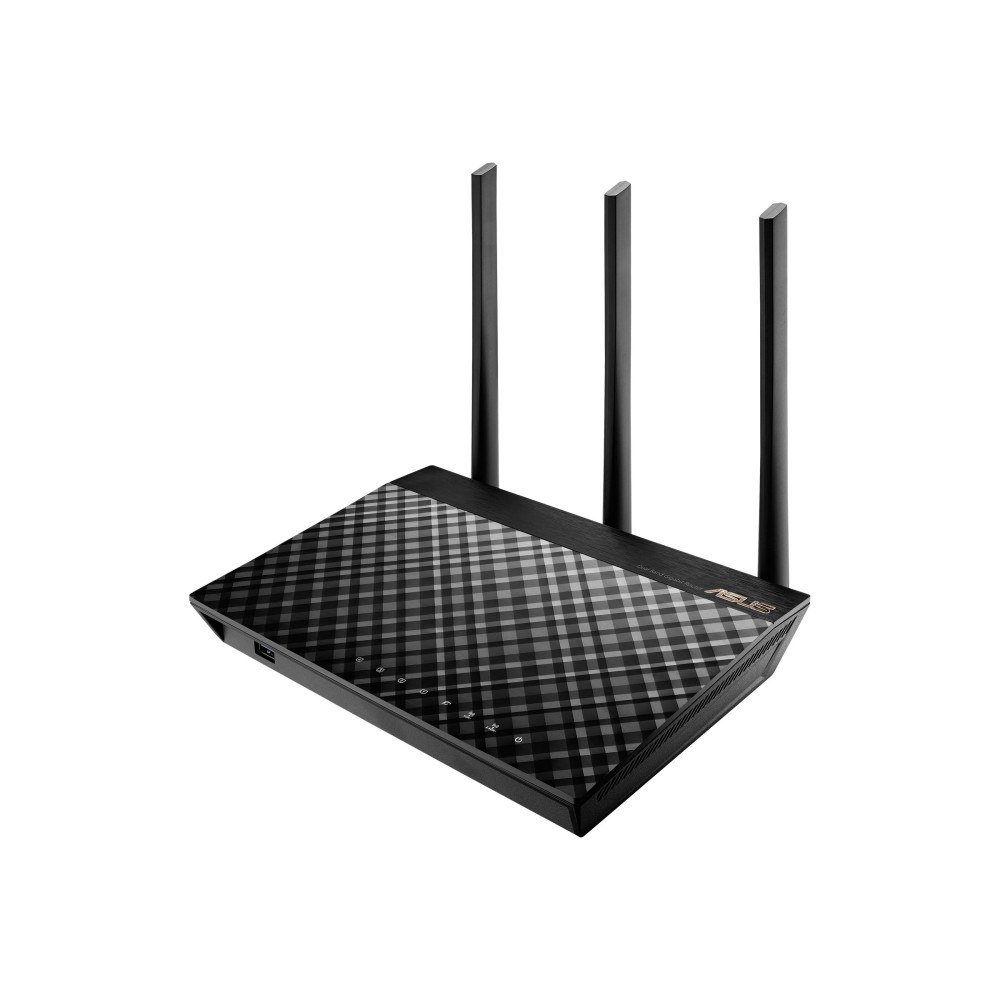 ASUS ASUS RT-AC1900U - trådlös router - Wi-Fi 5 - skrivbordsmodell