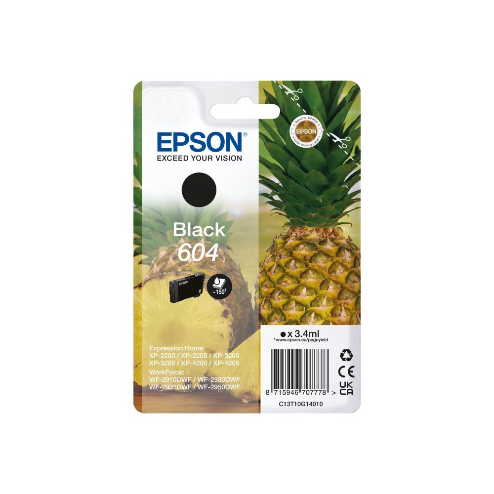 EPSON Epson 604 - svart - original - bläckpatron