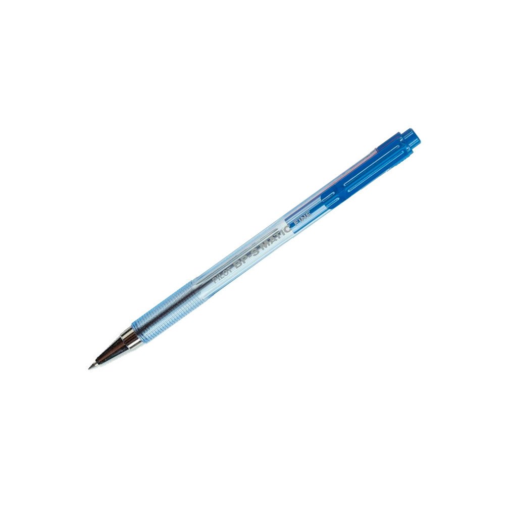 Pilot Pen Kuglepen, Pilot BP-S Matic, fine, 0,7 mm, blå, pakke a 12 st...