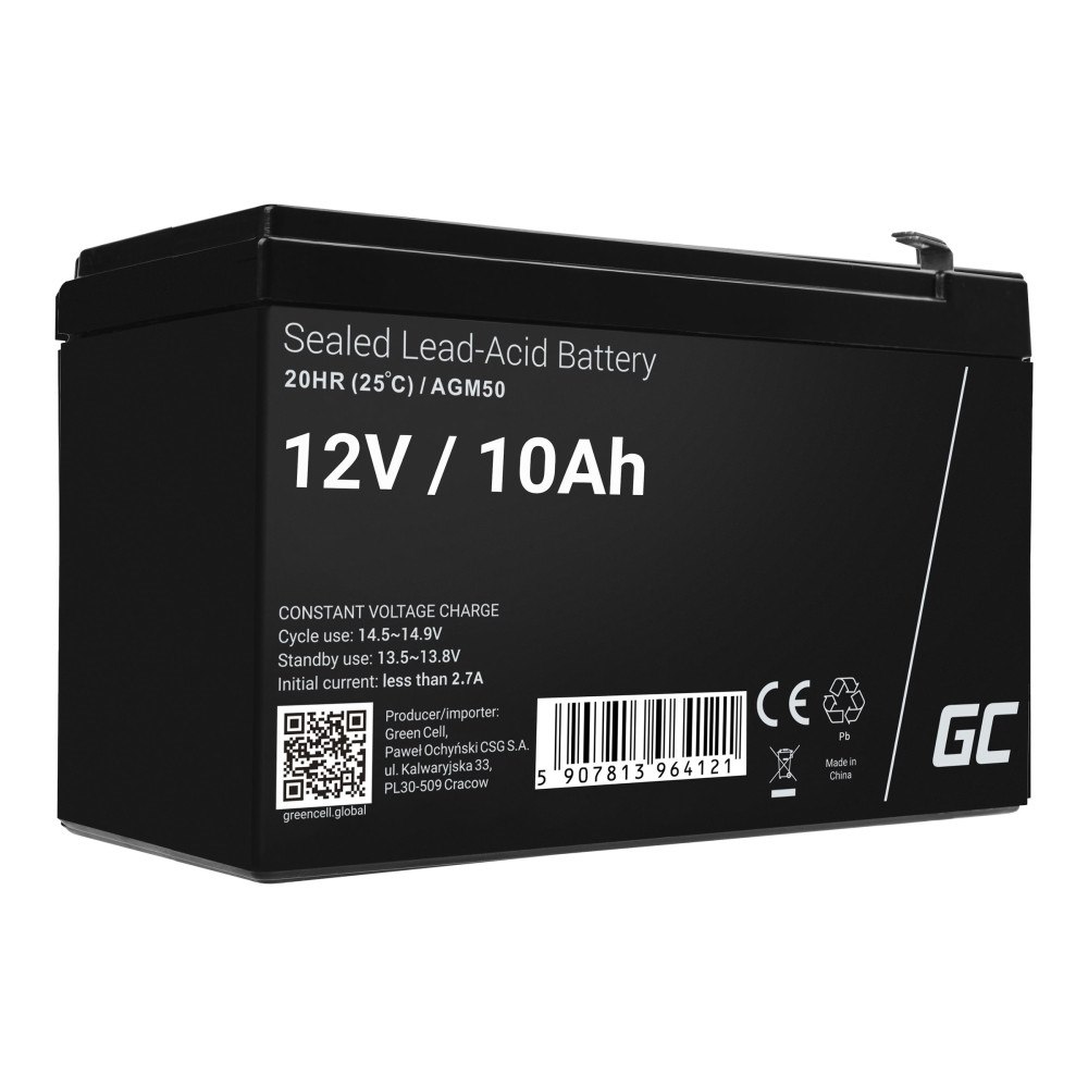 Green Cell Green Cell AGM batteri - Bly-syra