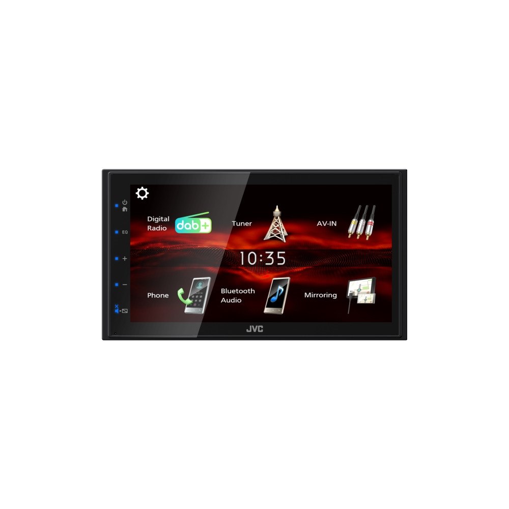 JVC JVC KW-M180DBT, Svart, 180 W, 45 W, 20