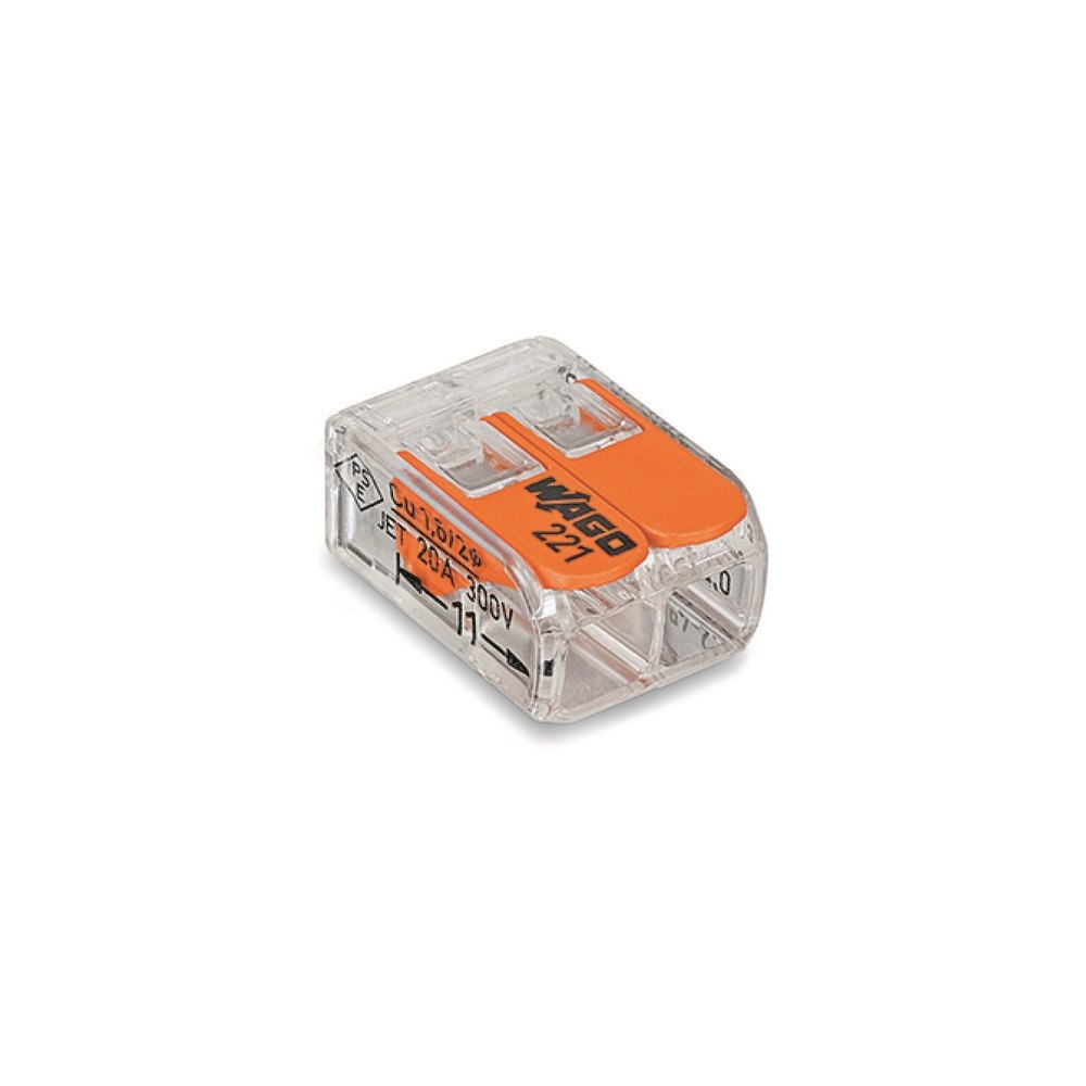 WAGO WAGO Samlemuffe 2x0,2-4mm2 transparent