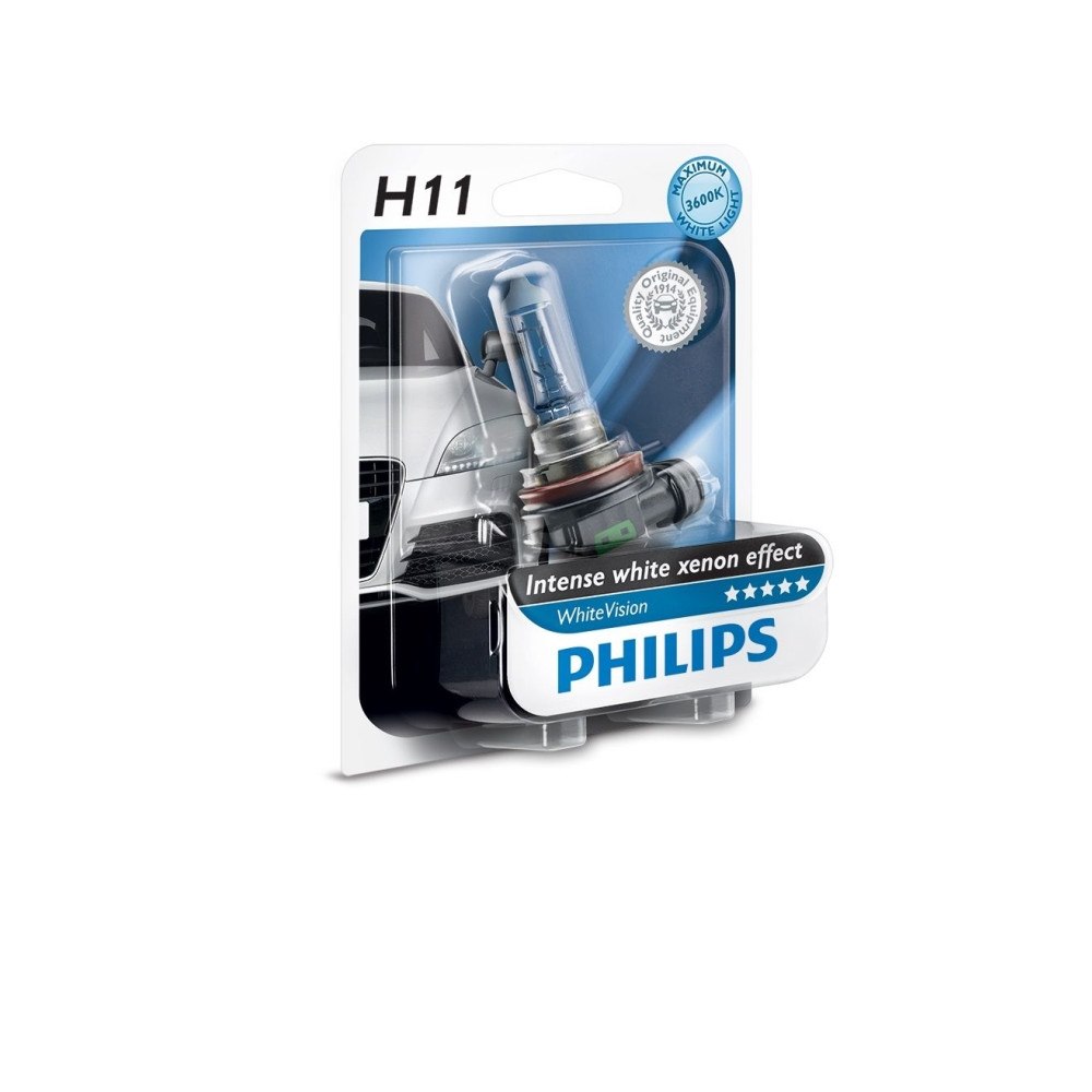 Philips Philips WhiteVision strålkastarkälla 12362WHVB1, H11, 55 W,...