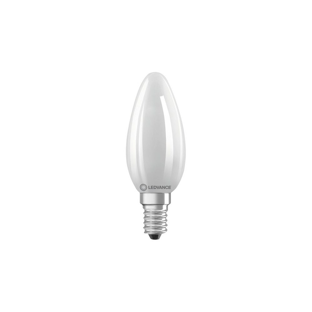 LEDVANCE LEDVANCE PERFOMANCE - LED-glödlampa med filament - form: B35 - glaserad finish - E14 - 2.5 W - varmt vitt ljus - 2700 K