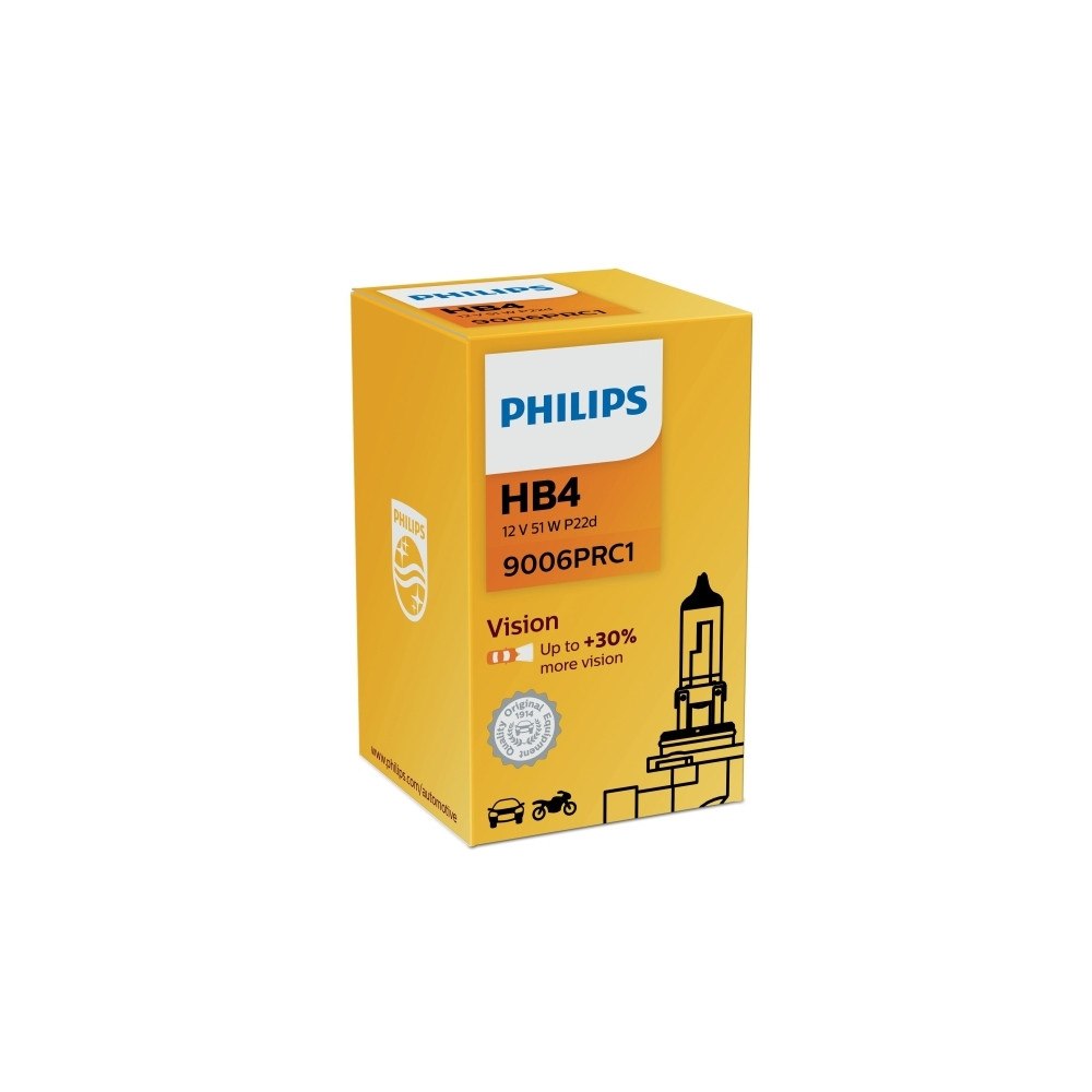Philips Philips Vision 9006PRC1 strålkastarlampa för bil, 55 W, 12 V...