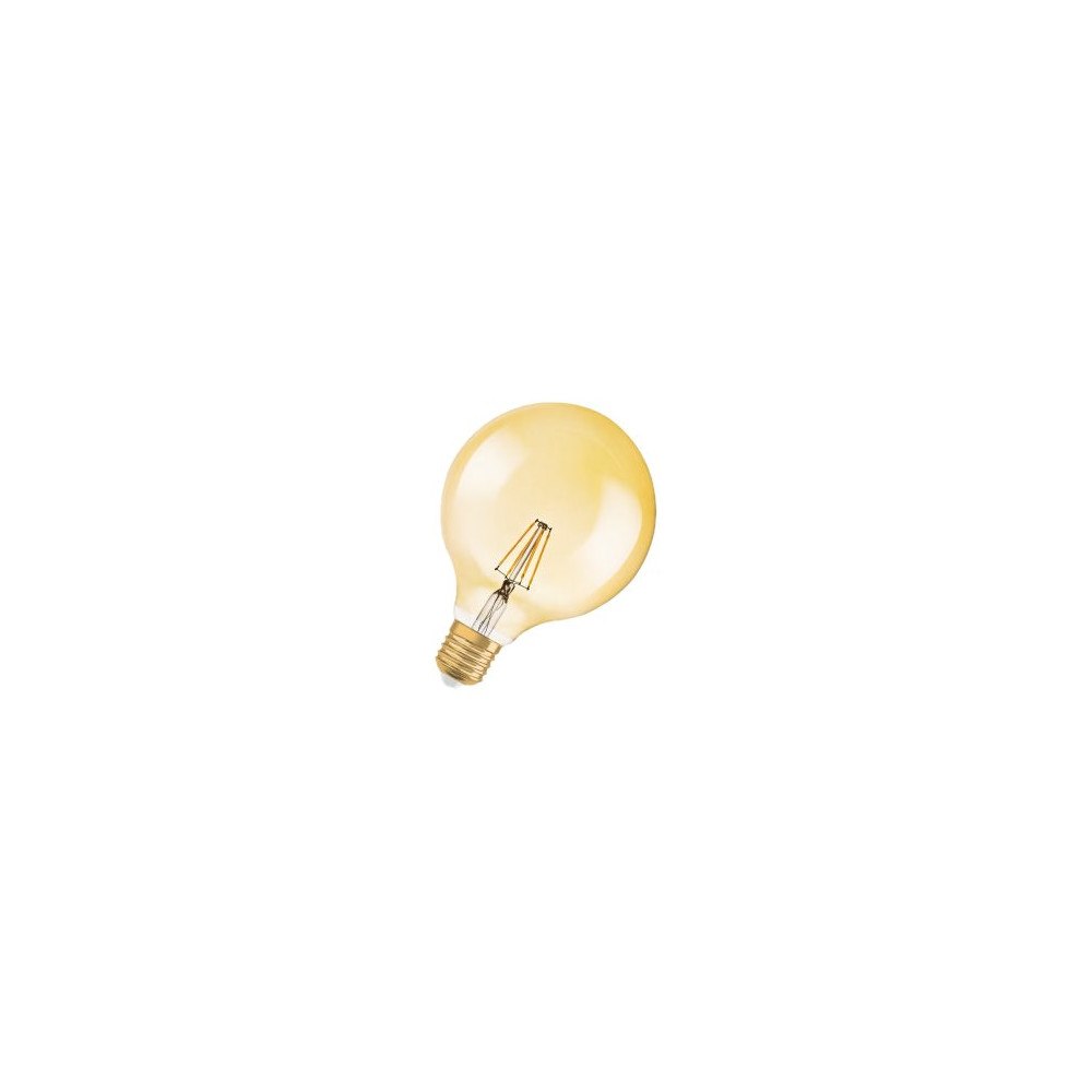 LEDVANCE OSRAM Vintage 1906 LED ST - LED-glödlampa med filament - form: G125 - klar finish - E27 - 6.5 W - varmt vitt ljus - 2400...