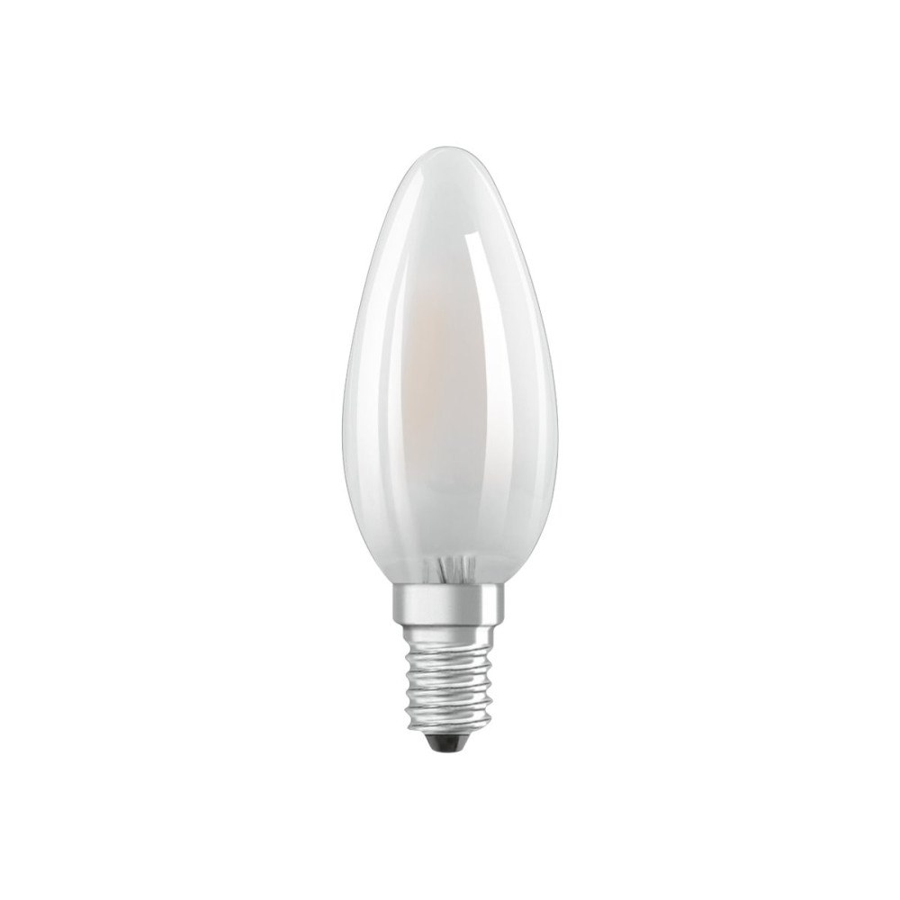 LEDVANCE OSRAM LED Retrofit CLASSIC B - LED-glödlampa med filament - form: B35 - glaserad finish - E14 - 2.5 W - varmt vitt ljus...