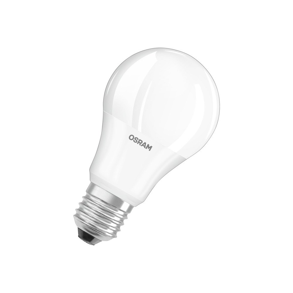 LEDVANCE OSRAM LED STAR+ - LED-glödlampa - form: A60 - glaserad finish - E27 - 8.8 W - varmt vitt ljus - 2700 K