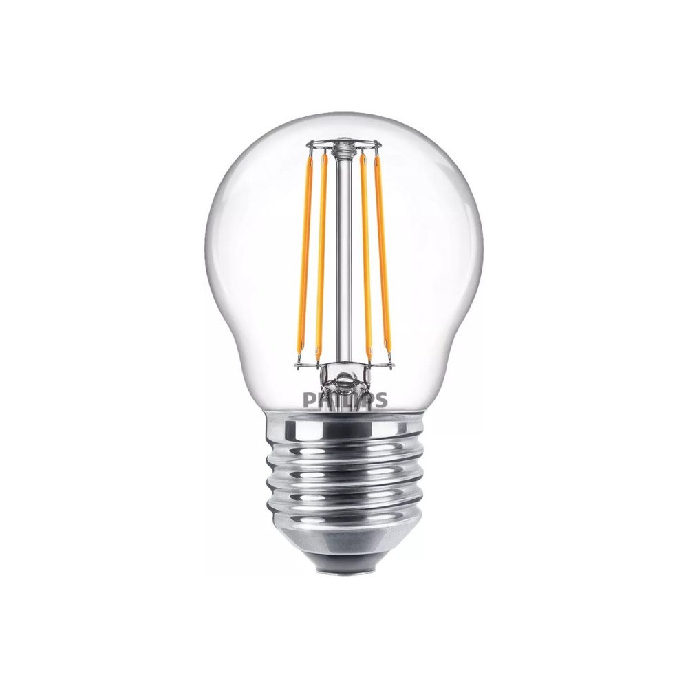 Philips Philips CorePro - LED - form: P45 - klar finish - E27 - 4.3 W - varmt vitt ljus - 2700 K