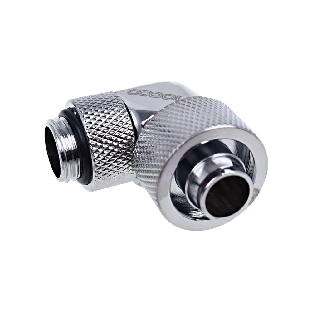 Alphacool Alphacool Eiszapfen 16/10mm compression fitting 90° rotatable G1/4 - inpassning till vätskekylsystem