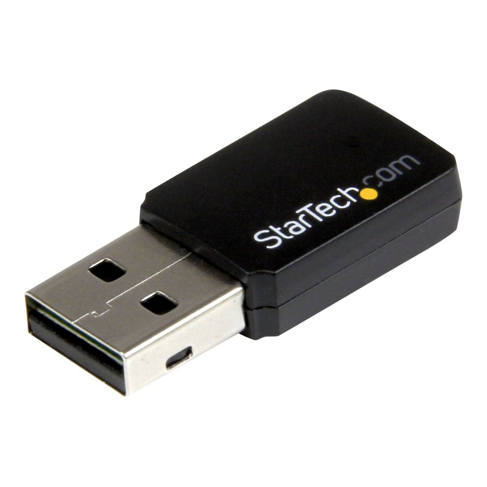 StarTech.com StarTech.com USB 2.0 AC600 trådlös-AC-nätverksadapter med mini dual-band - 1T1R 802.11ac WiFi-adapter - nätverksadapter...