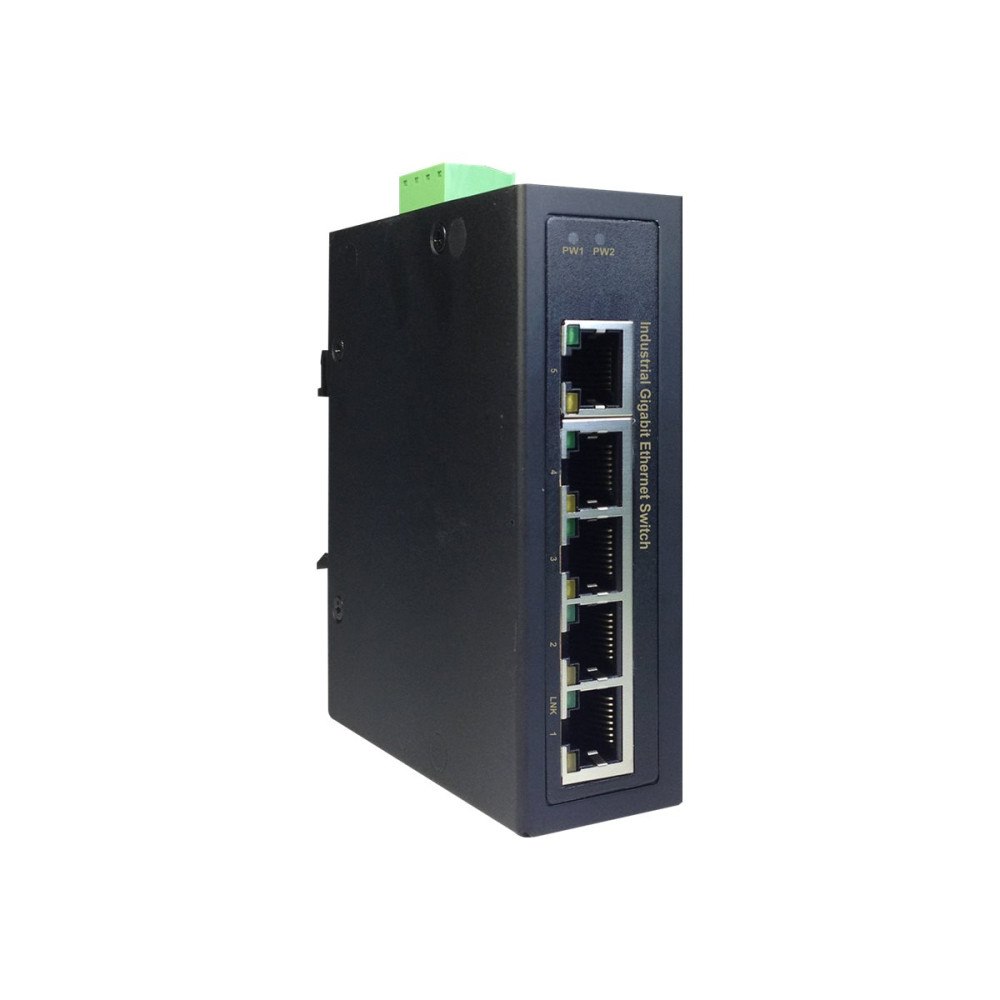 Digitus DIGITUS DN-651107 - switch - industrial, gigabit - 5 portar - ohanterad