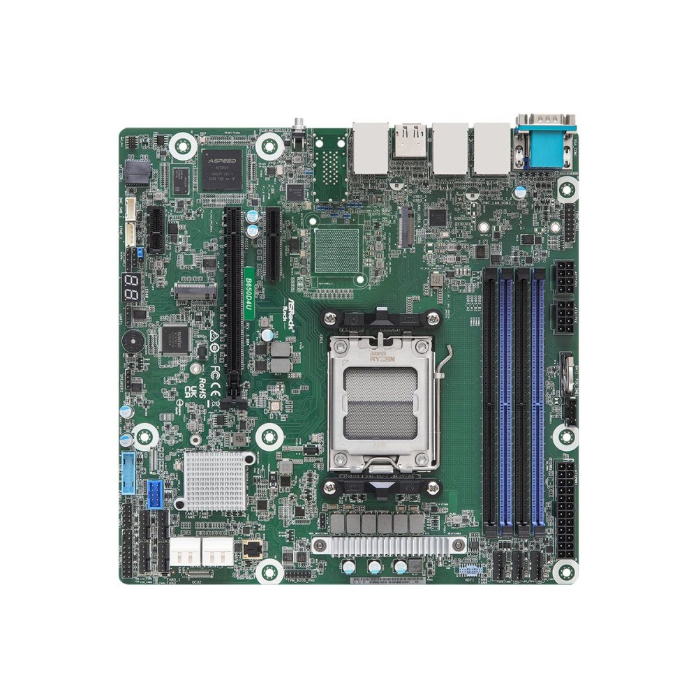 ASRock ASRock Rack B650D4U - moderkort - micro ATX - Socket AM5 - AMD B650E