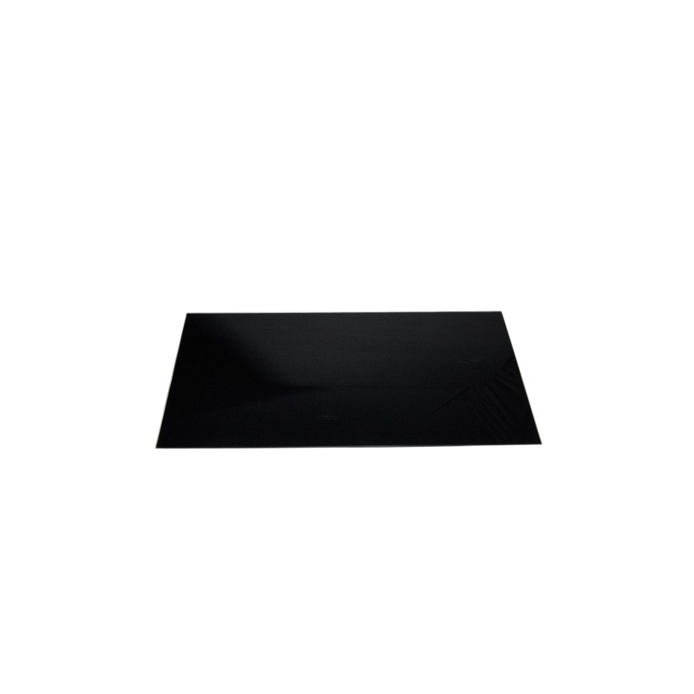 Home it Work Home&gtit® fyrkantig stänkplatta 80 x 40 cm härdat svart gla...