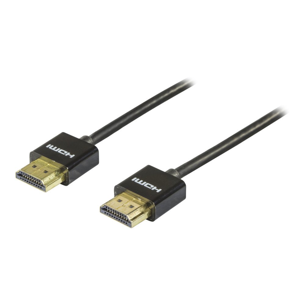Deltaco DELTACO HDMI-1092 - HDMI-kabel med Ethernet - 2 m