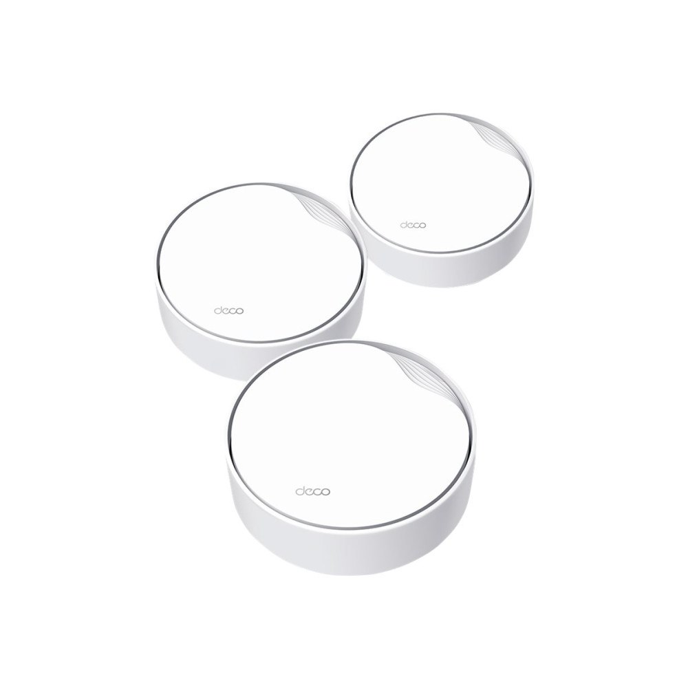 TP-LINK TP-Link Deco X50-PoE V1 - Wifi-system - Wi-Fi 6 - skrivbordsmodell, väggmonterbar, takmonterbar