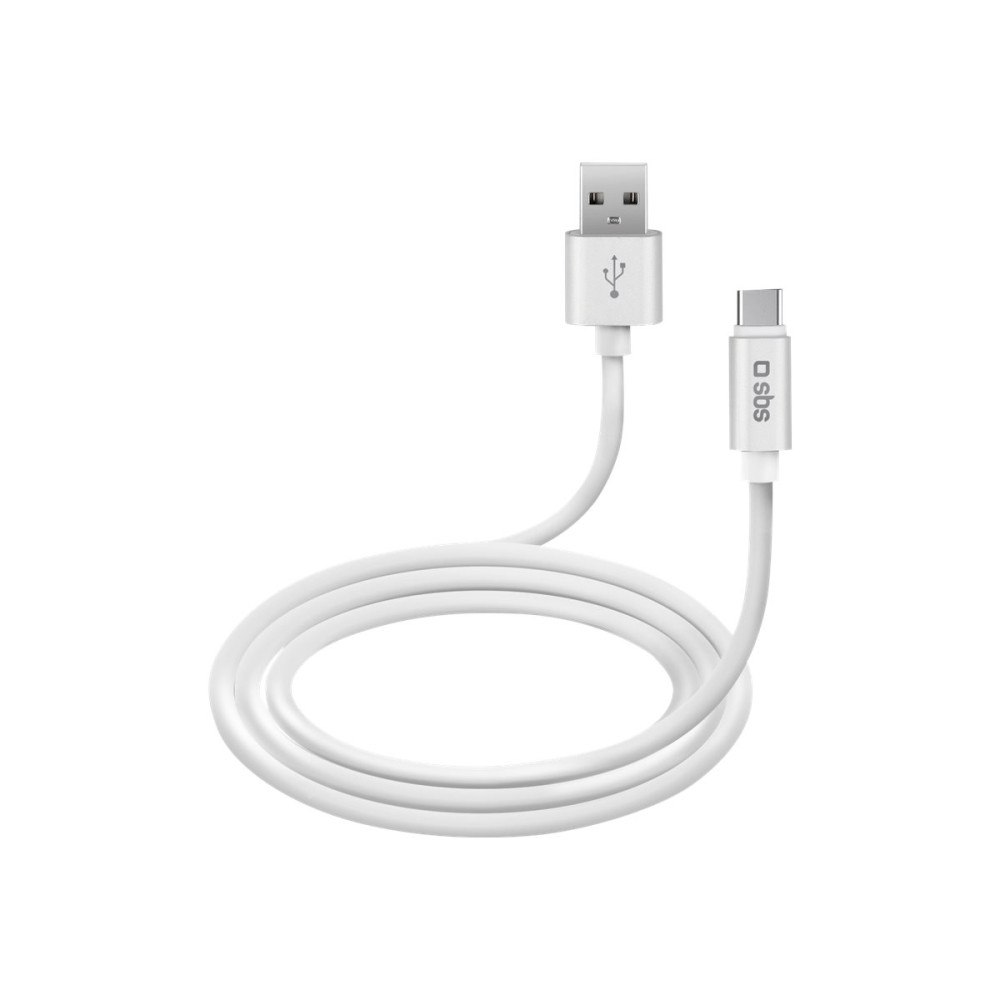 SBS SBS Polo Collection TECABLPOLOTYPECW - USB typ C-kabel - 24 pin USB-C till USB - 1 m