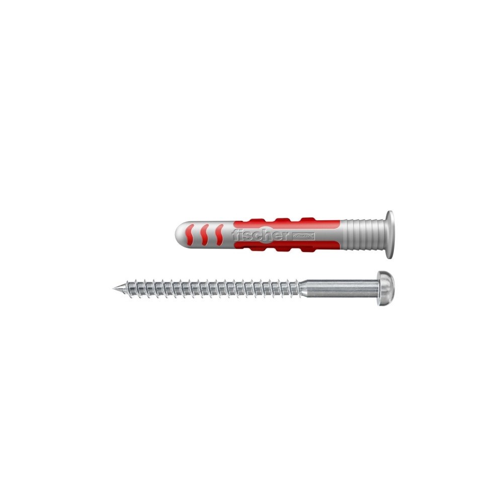 Fischer Fischer DuoSeal, Väggplugg, Nylon, Grå, Röd, 3,8 cm, 6 mm, 5...