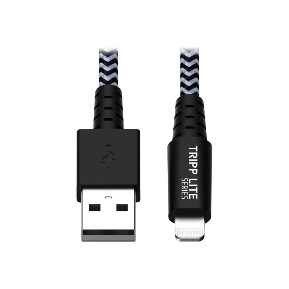 Eaton Corporation Eaton Tripp Lite Series Heavy-Duty USB-A to Lightning Sync/Charge Cable, MFi Certified - M/M, USB 2.0, 3 ft. (0.91 m) -...
