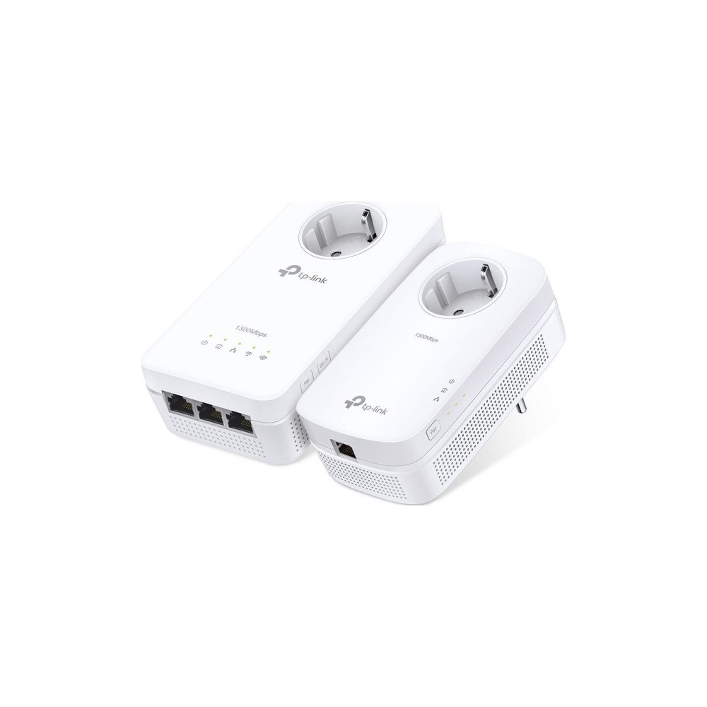 TP-LINK TP-Link TL-WPA8631P KIT V4 - Wi-Fi Kit - PowerLine adaptersats - Wi-Fi 5 - vägginsticksbar