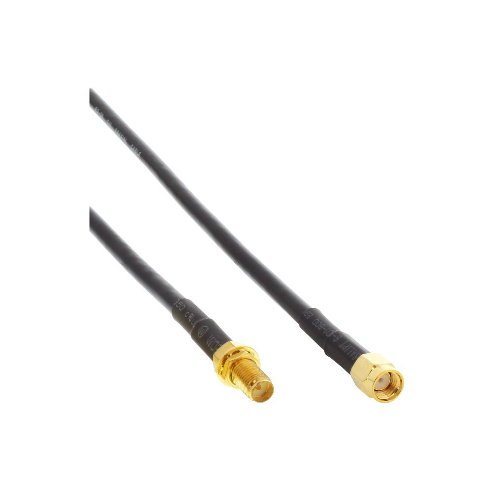 Inline InLine WLAN Cable - antennkabel - 3 m - svart