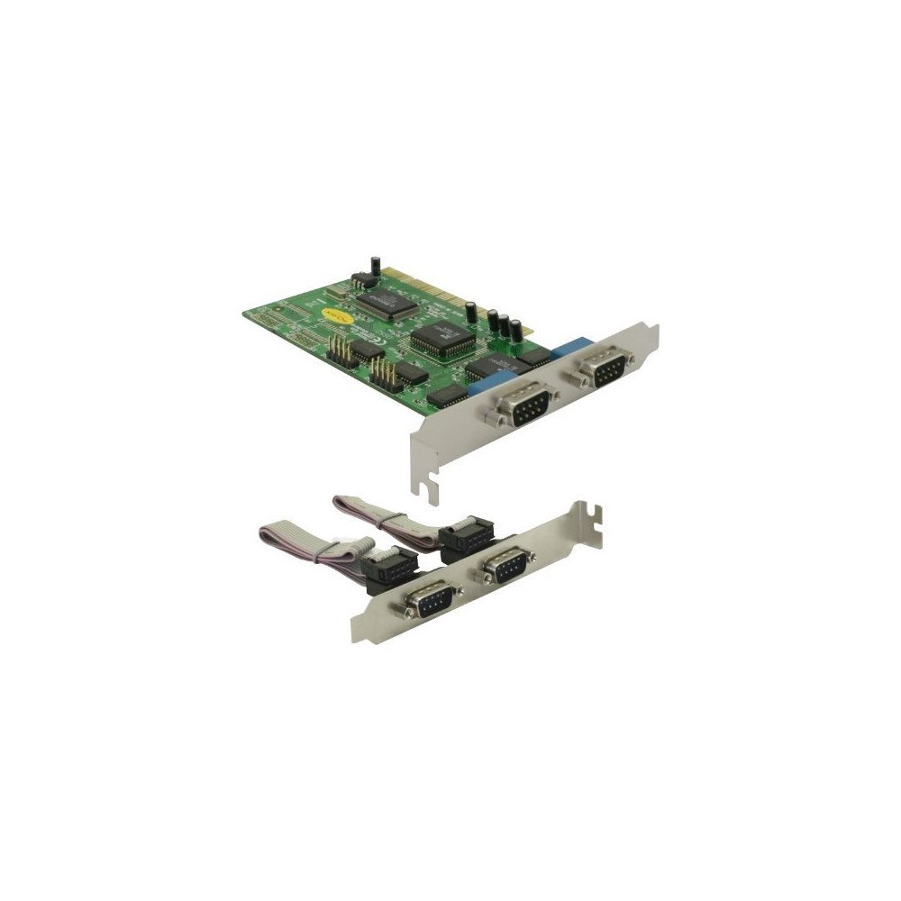 DeLOCK Delock PCI Card 4x Serial - seriell adapter - PCI - RS-232 x 4