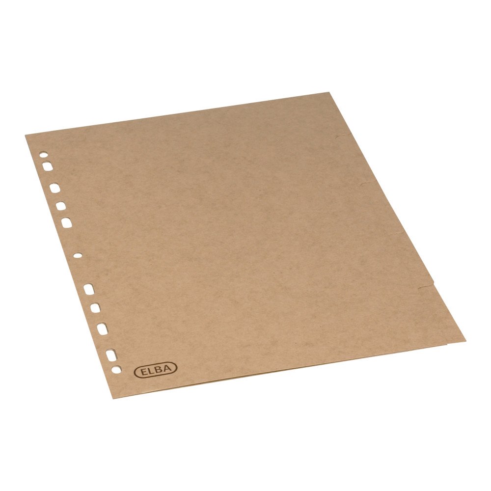 Oxford International ELBA Touareg - avdelare - 5 delar - för A4 - tabbad - sand