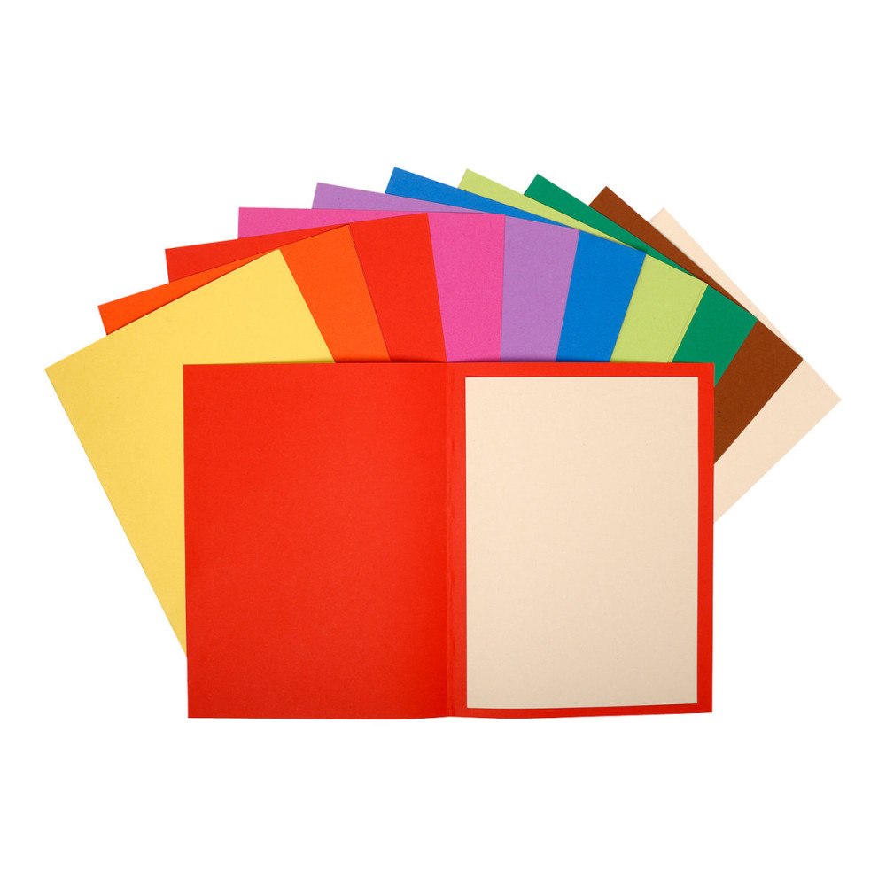 EXACOMPTA Exacompta Forever Flash 220 - fyrkantig skärmapp - för A4 - kapacitet: 200 ark - blandade färger (paket om 100)