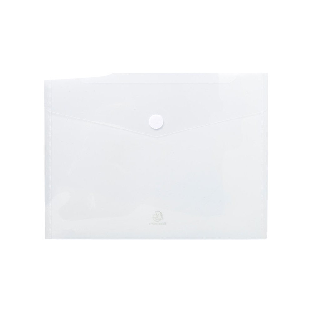 EXACOMPTA Exacompta - dokumentplånbok - för A4 - kapacitet: 90 ark - kristall (paket om 5)