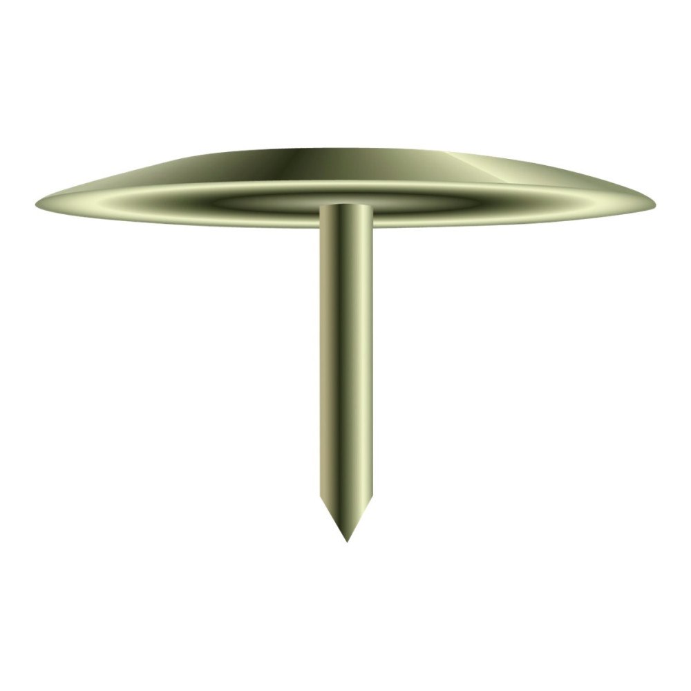 EXACOMPTA Exacompta - häftstift - 9 mm huvuddiameter, 9 mm nål - paket med 100