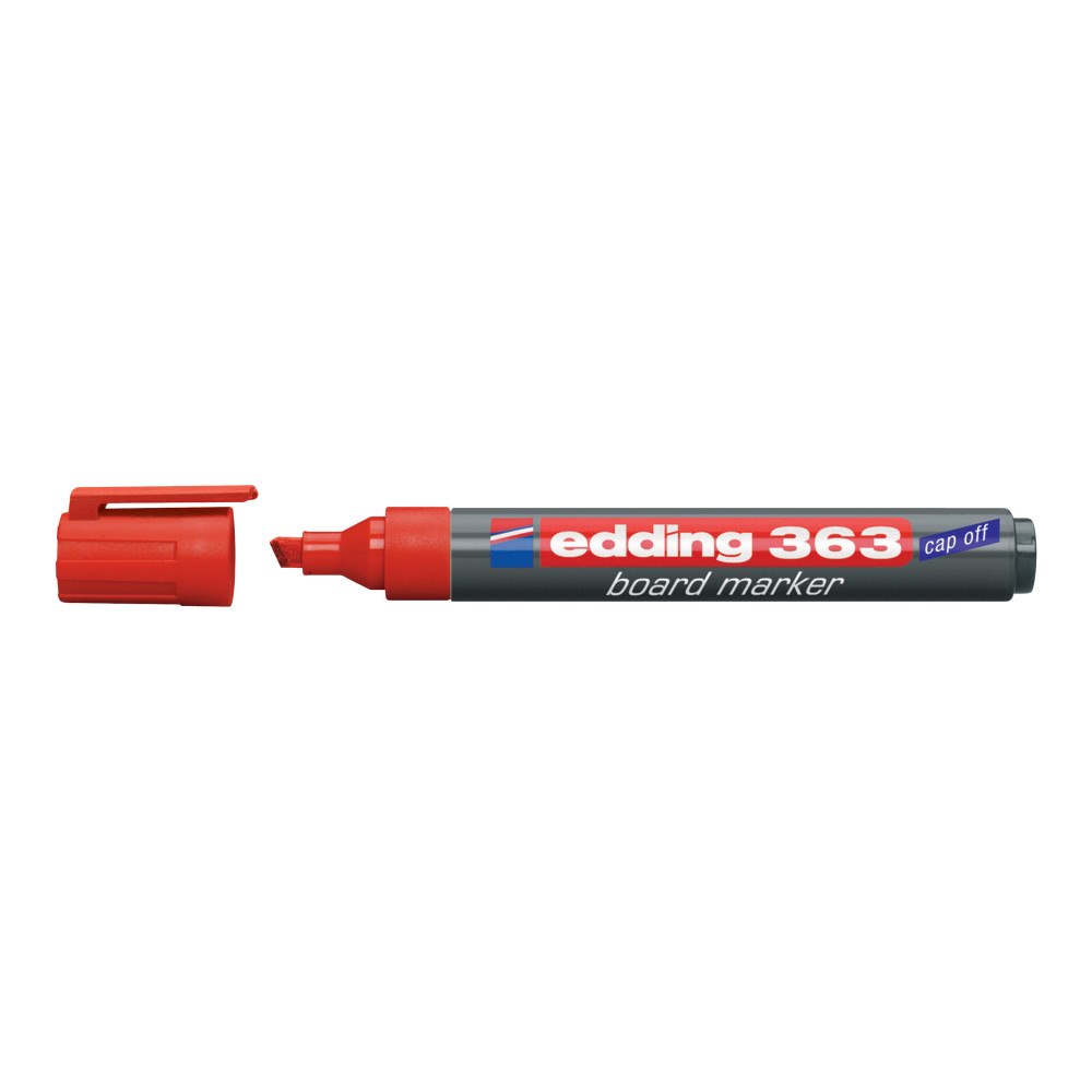 edding edding 363 board - markering - röd