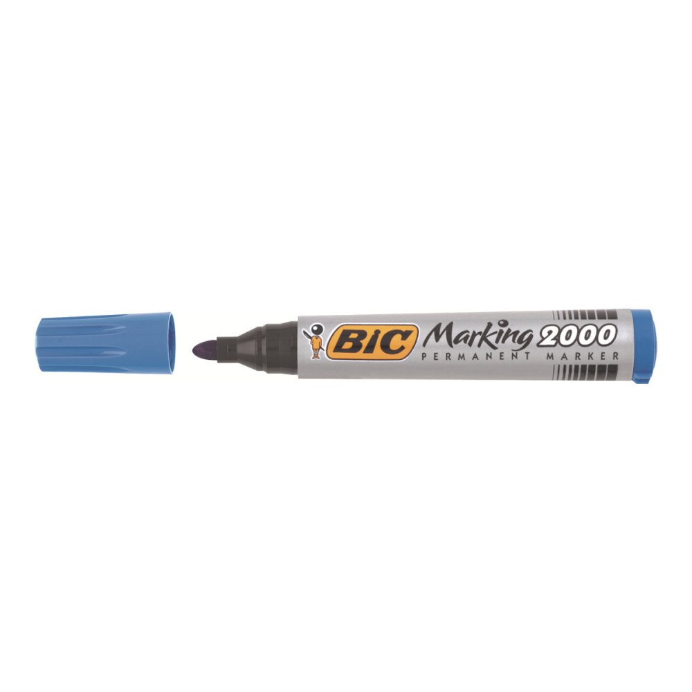 BIC BIC Marking 2000 - markering - blå (paket om 12)