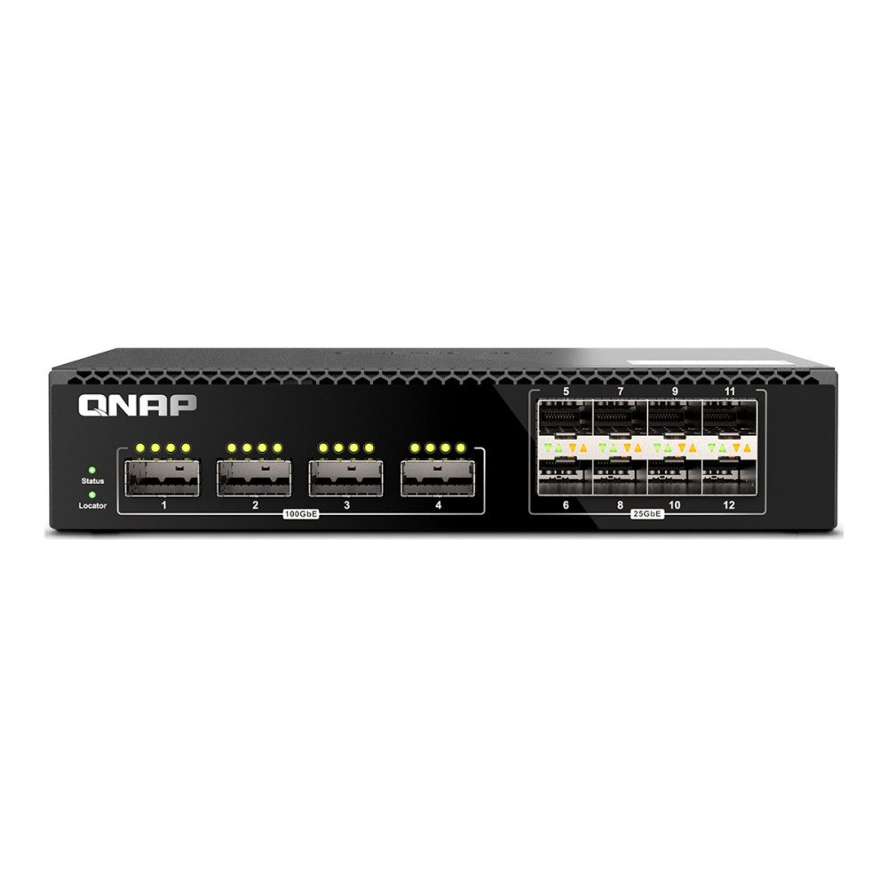 QNAP Systems, Inc QNAP QSW-M7308R-4X - switch - 12 portar - Administrerad - rackmonterbar