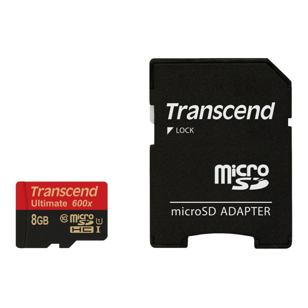 Transcend Transcend Ultimate - flash-minneskort - 8 GB - microSDHC UHS-I
