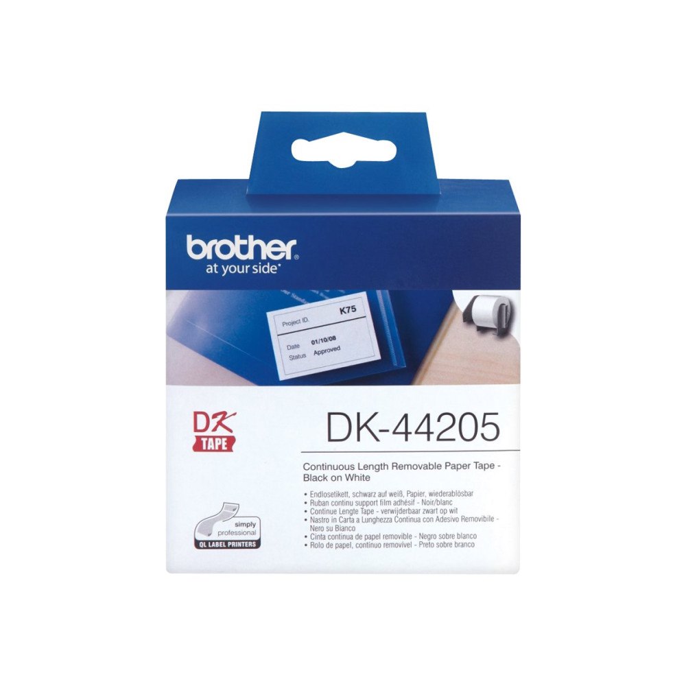 Brother Brother DK44205 - etiketter - 1 rulle (rullar) - Rulle (6,2 cm x 30,5 m)