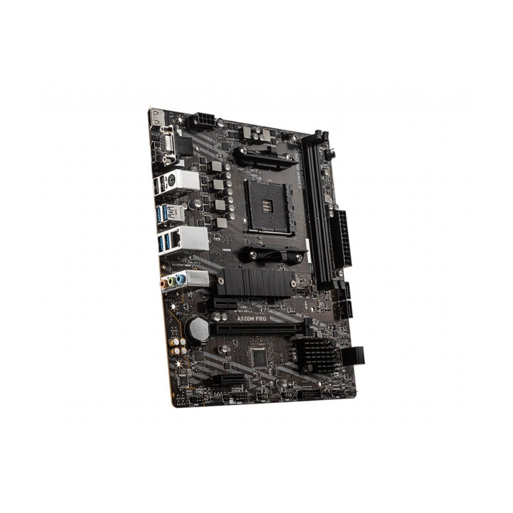 MSI MSI A520M PRO - moderkort - micro ATX - Socket AM4 - AMD A520