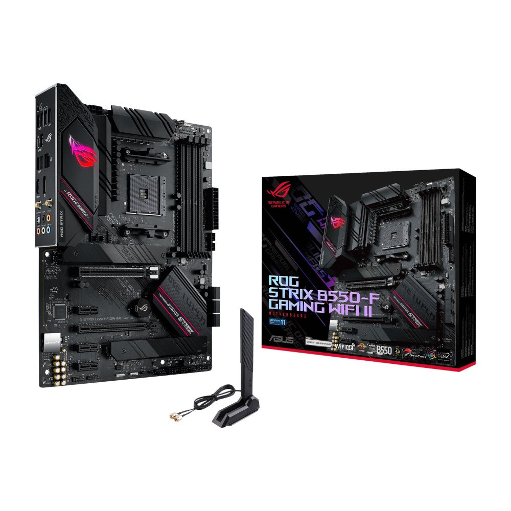 ASUSTeK COMPUTER ASUS ROG STRIX B550-F GAMING WIFI II - moderkort - ATX - Socket AM4 - AMD B550